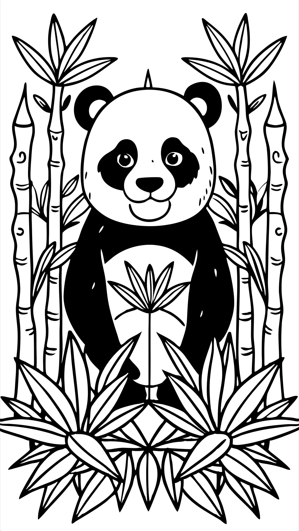 coloriages adultes panda